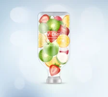 iv-drip-vitamin-infufruit-rich-products-containing-vitamins-dietary-fiber-and-minerals-healthy